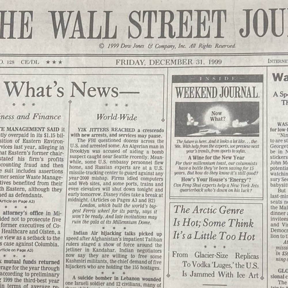 1999/2000 Millenium Newspapers